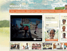 Tablet Screenshot of missiontohaiti.org